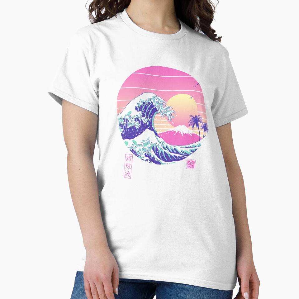 The Great Vaporwave by vincenttrinidad Unisex , , , Long Sleeve Tee