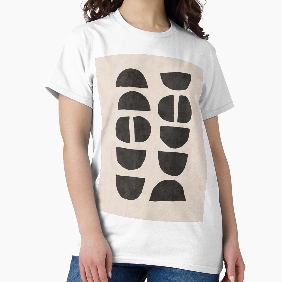 Concurrence 03 - Beige - Minimal, Abstract, - Mid Century Modern Art by Studio Grafiikka