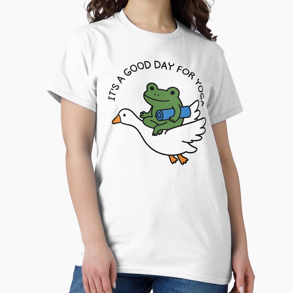 International Yoga Day June 21 Funny Frog It's A Good Day For Yoga For Yoga Lover by gunaone-design