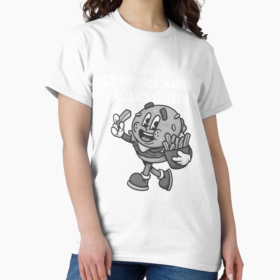 Cardio cheeseburger by Peerless-Prime Unisex , , , Long Sleeve Tee