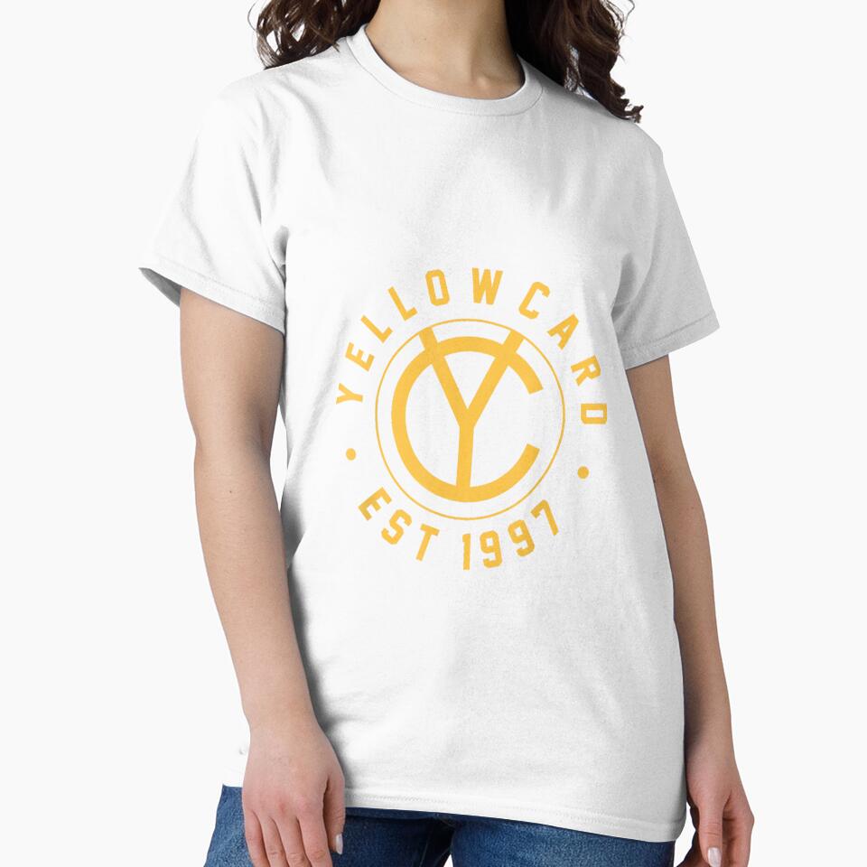 Yellowcard Yellow Logo Short Sleeve Tee, Men's Unisex, Small by KudoJunichironl Unisex , , , Long Sleeve Tee