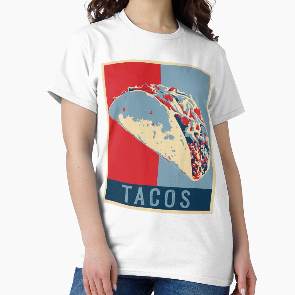 Taco Gift Women Taco Gifts Men Cinco De Mayo Mexican Food Taco by DSWShirts Unisex , , , Long Sleeve Tee