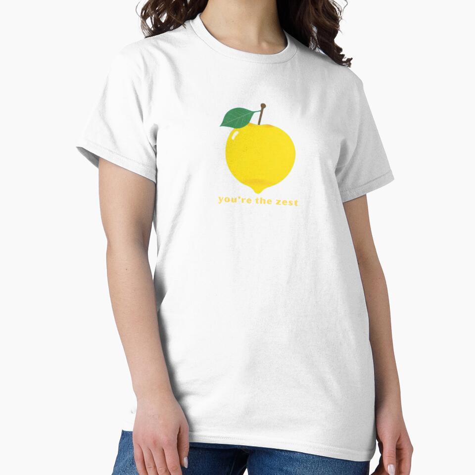 You’re The Zest - Cute Pun | TeeHee Puns Funny Design by TeeHee Puns Unisex , , , Long Sleeve Tee