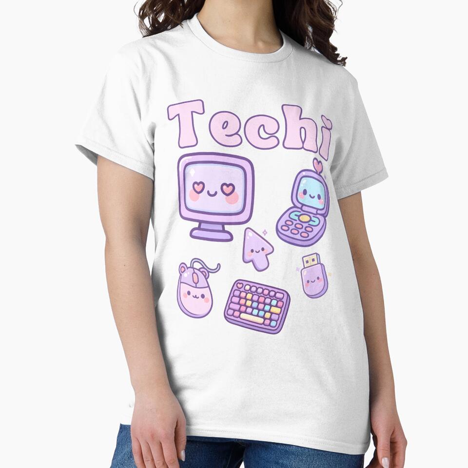 Kawaii tech pastel by BritishDelights Unisex , , , Long Sleeve Tee