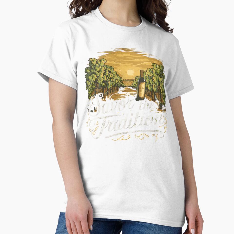 Savor The Tradition by WineandWear Unisex , , , Long Sleeve Tee