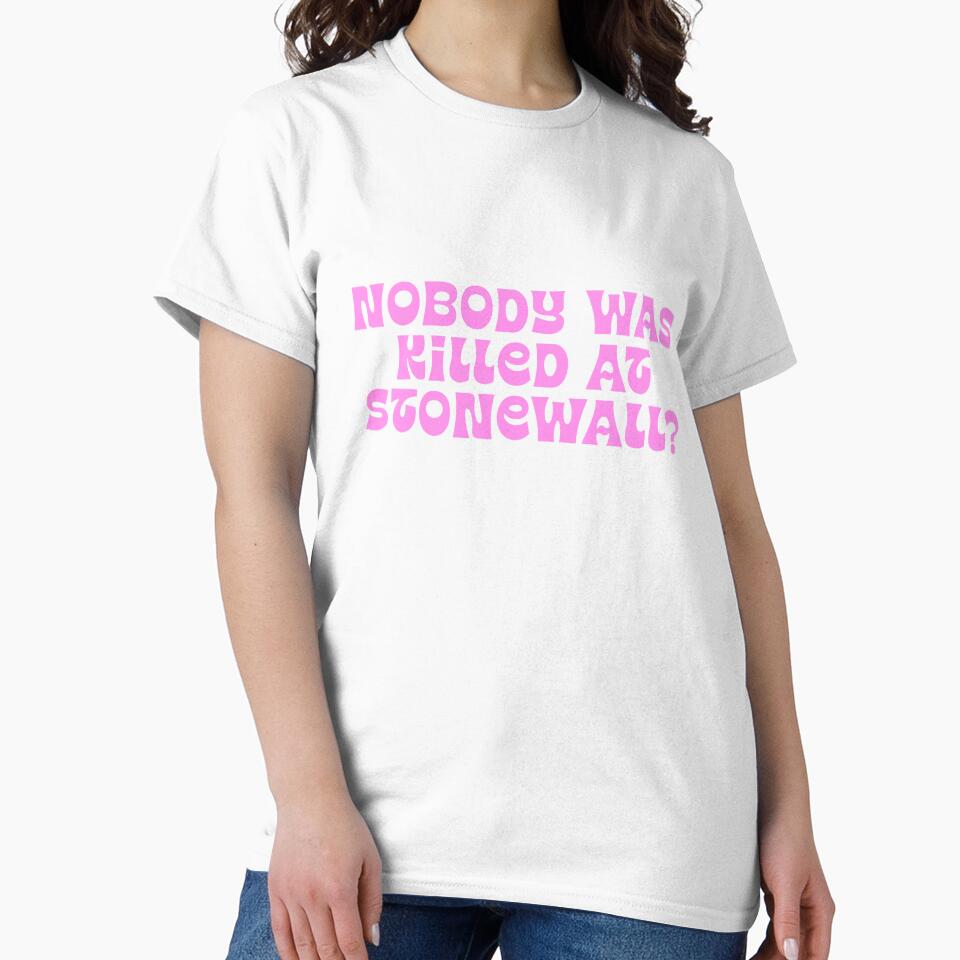 Nobody Was Killed At Stonewall? by BritySpear Unisex , , , Long Sleeve Tee