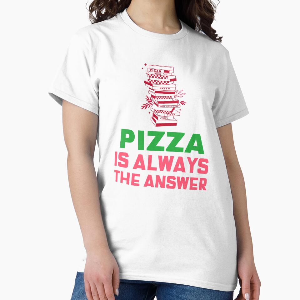 Pizza Is Always The Answer by Balkanfood Unisex , , , Long Sleeve Tee