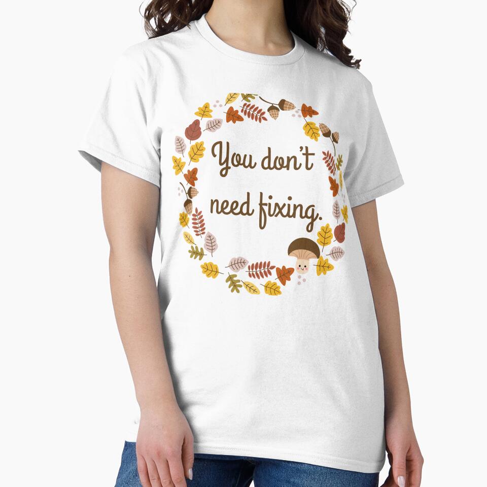 Embrace Self Love with Stoicism: You Don’t Need Fixing by LexaArtworks Unisex , , , Long Sleeve Tee