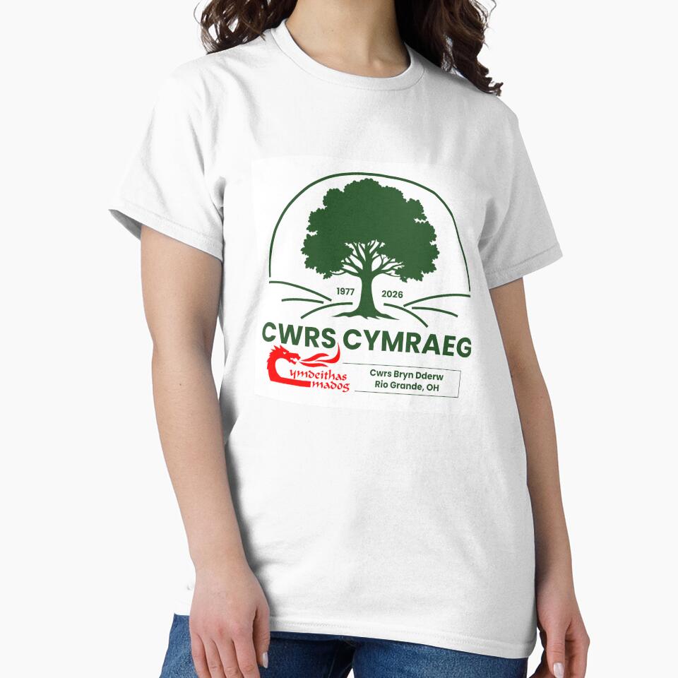 Cwrs Cymraeg Bryn Dderw, Summer Welsh Course Rio Grande, Ohio by cwrscymraeg Unisex , , , Long Sleeve Tee