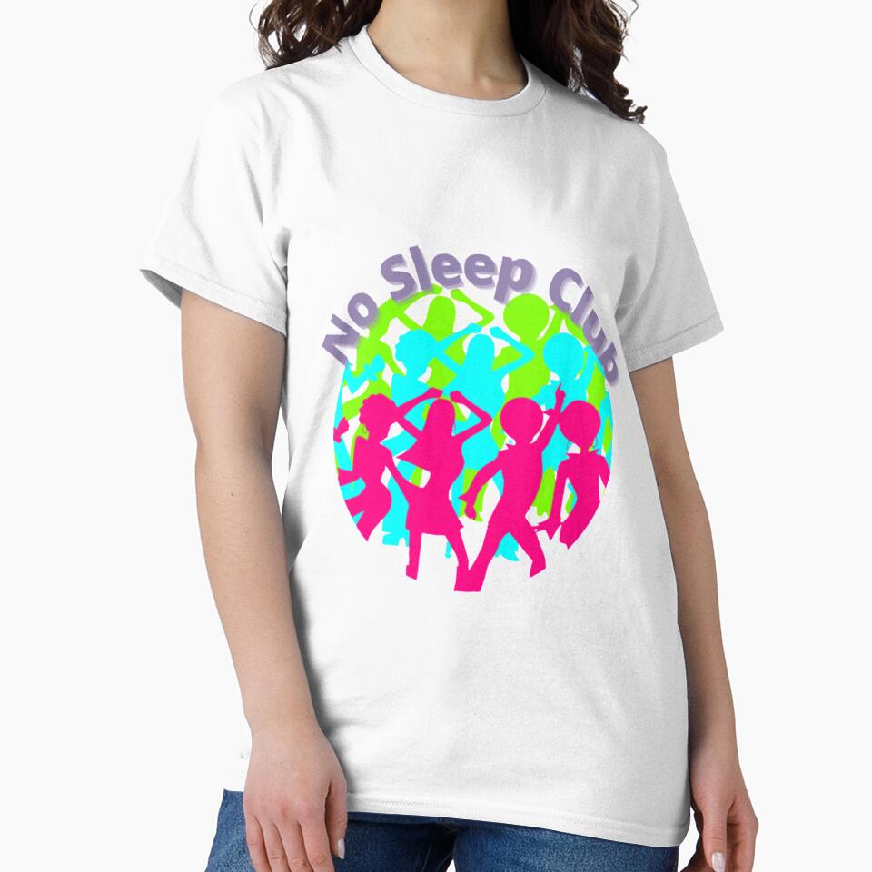 No Sleep Club the world nothing sleep by KK01Made Unisex , , , Long Sleeve Tee