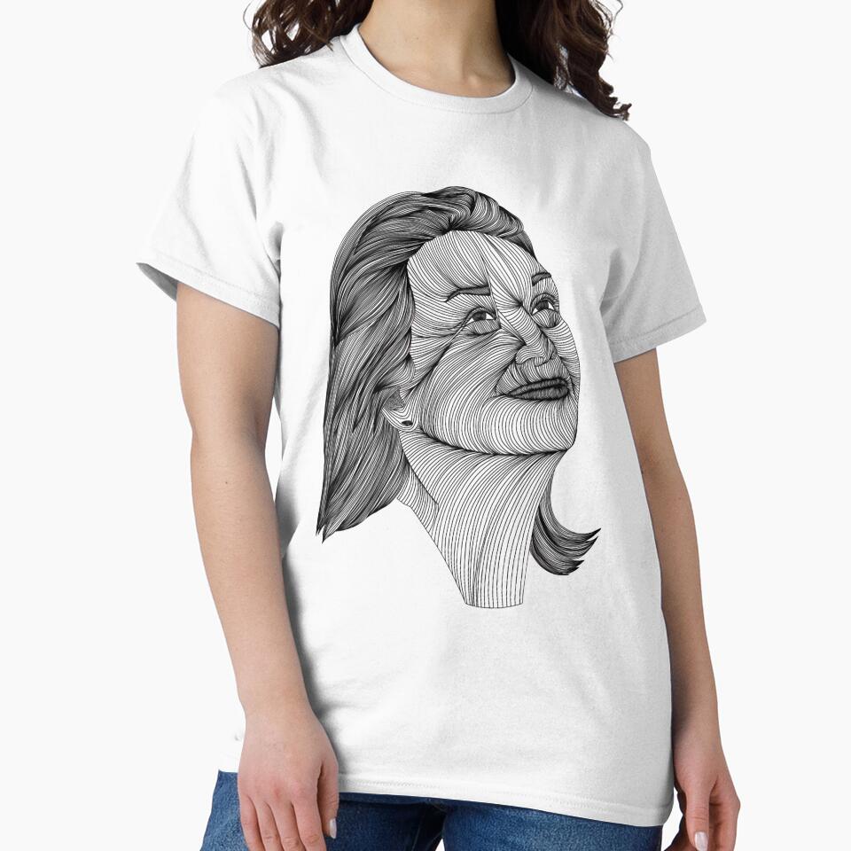 Abstract Line Art Woman Portrait Illustration For Modern Wall Decor by LucieDLarson