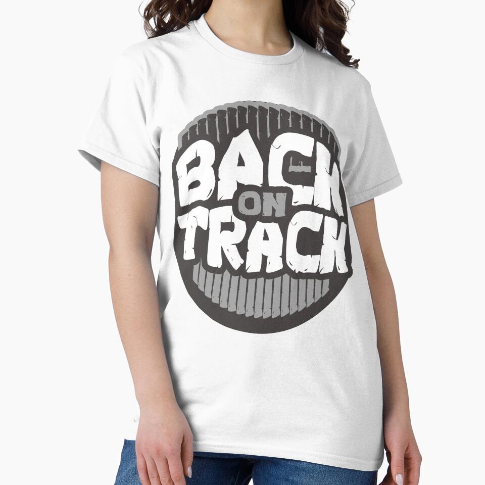 Back on Track - Back to 80s and Beyond by Tatzki-Design Unisex , , , Long Sleeve Tee