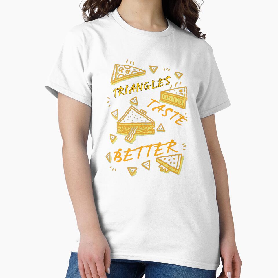 Triangles Taste Better by artzaka Unisex , , , Long Sleeve Tee