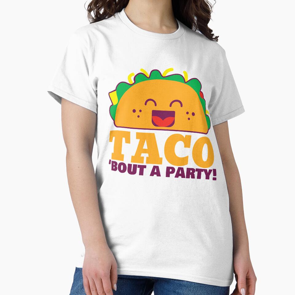 Taco bout a party! by Mylittleprints Unisex , , , Long Sleeve Tee