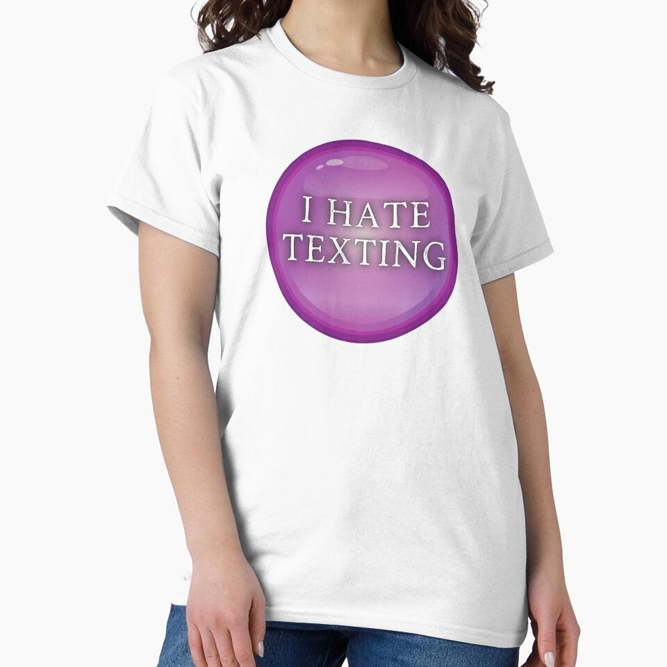 I Hate Texting by JJBarnesMerch Unisex , , , Long Sleeve Tee