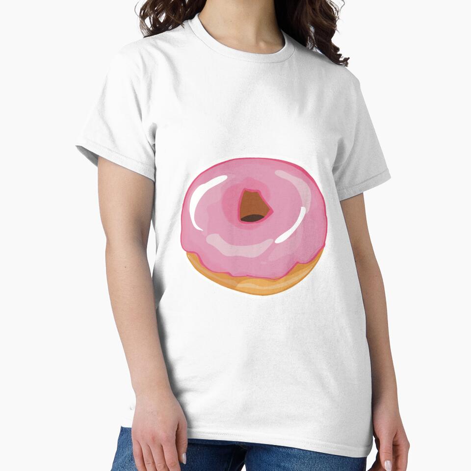 Strawberry Donut by Ellengsart Unisex , , , Long Sleeve Tee