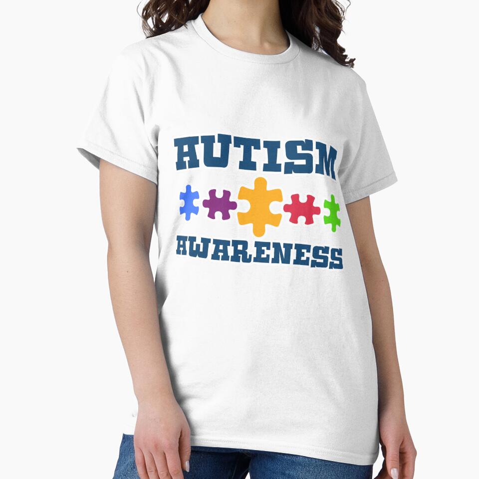 Colorful Puzzle Autism Awareness Novelty Gift by TTFMerch Unisex , , , Long Sleeve Tee