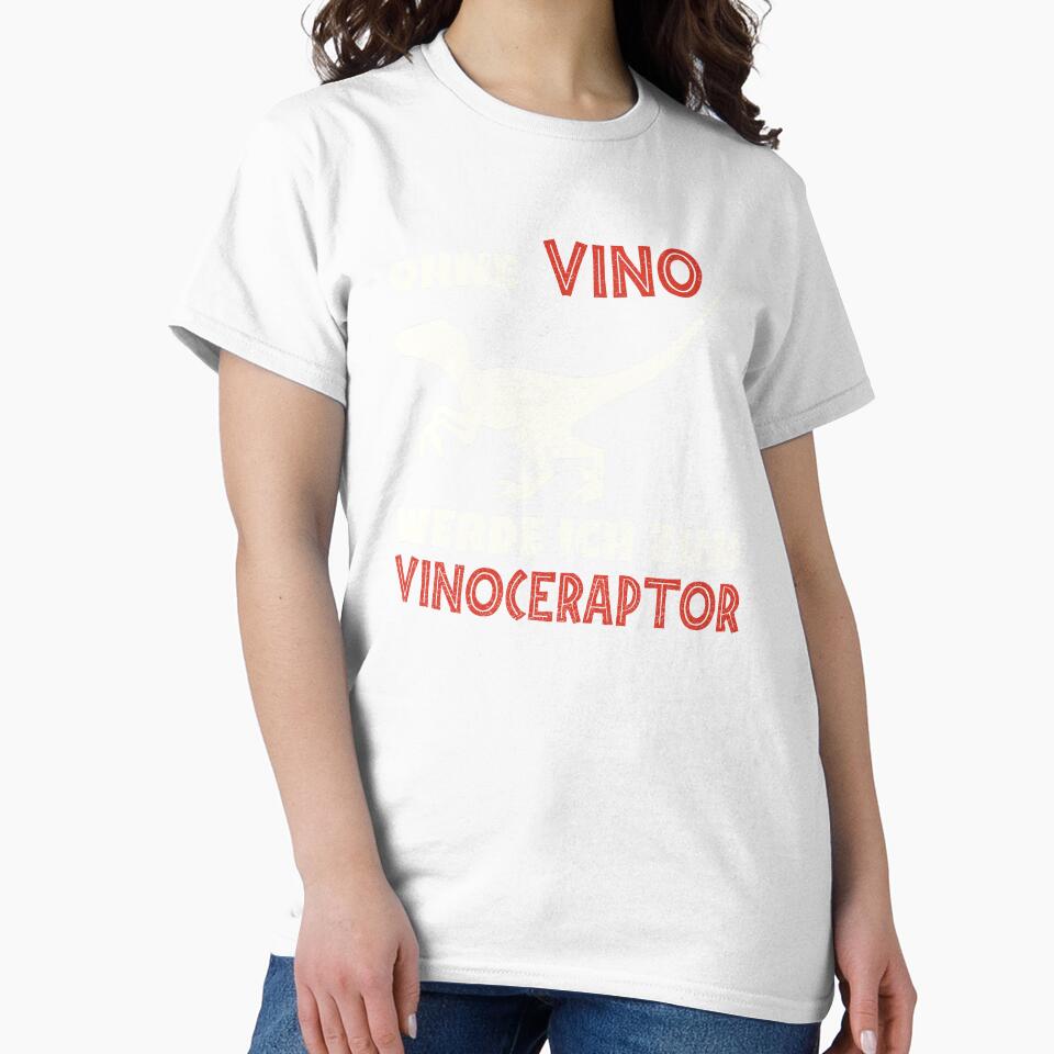 Funny Vinoceraptor, Vinosaur, Wine Gift by Kuma518 Unisex , , , Long Sleeve Tee
