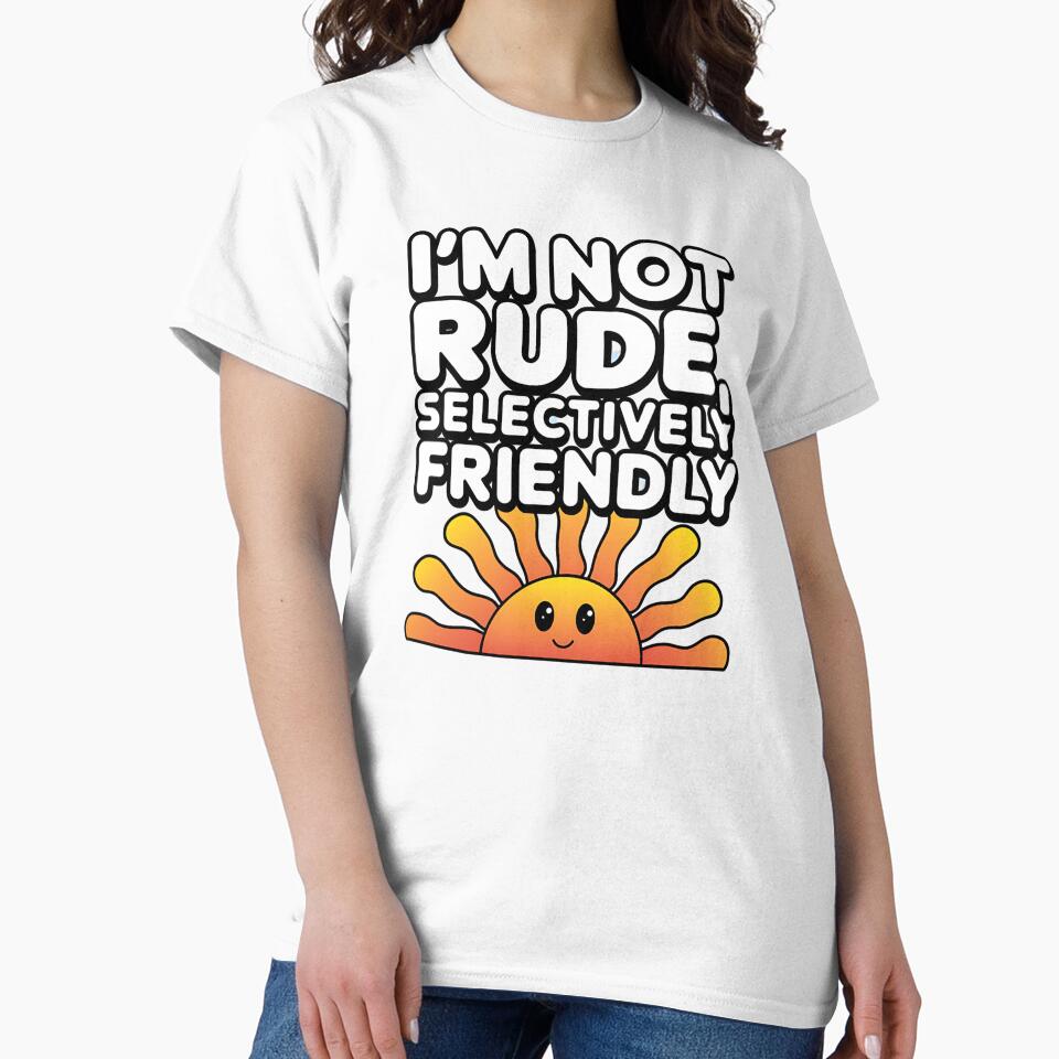 I Am Selectively Social – Introvert Humor Design by Evolved Ape Unisex , , , Long Sleeve Tee