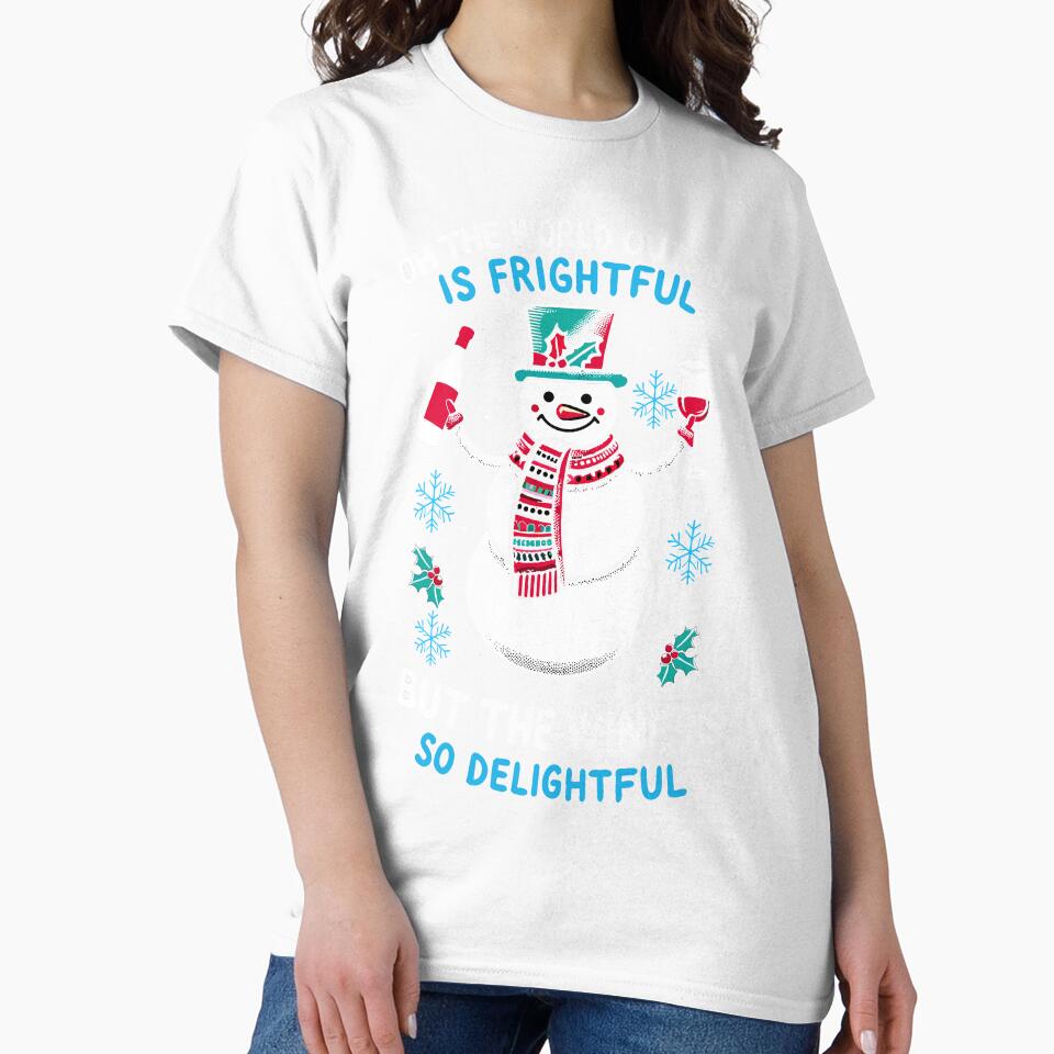 Funny Wine Gifts Men Women Wine Ugly Christmas Wine by KsuAnn Unisex , , , Long Sleeve Tee