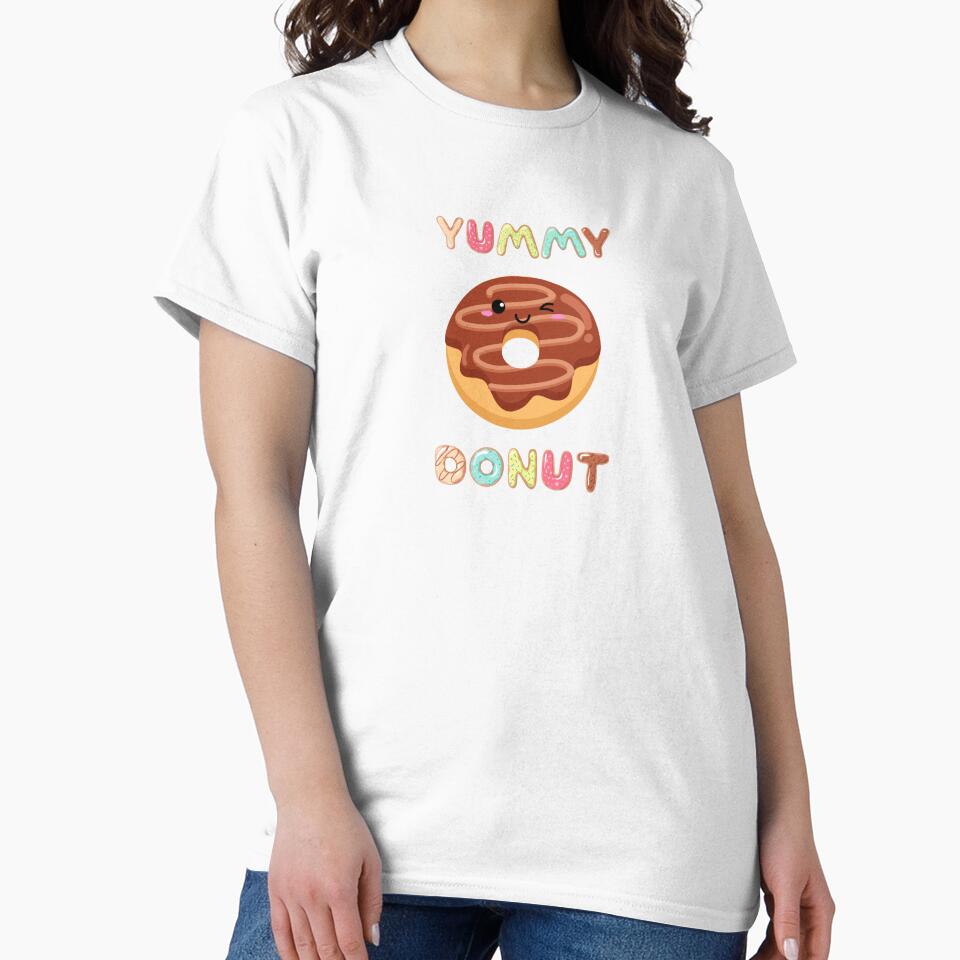 Kawaii Summer Donut. by MonkeyBizness Unisex , , , Long Sleeve Tee