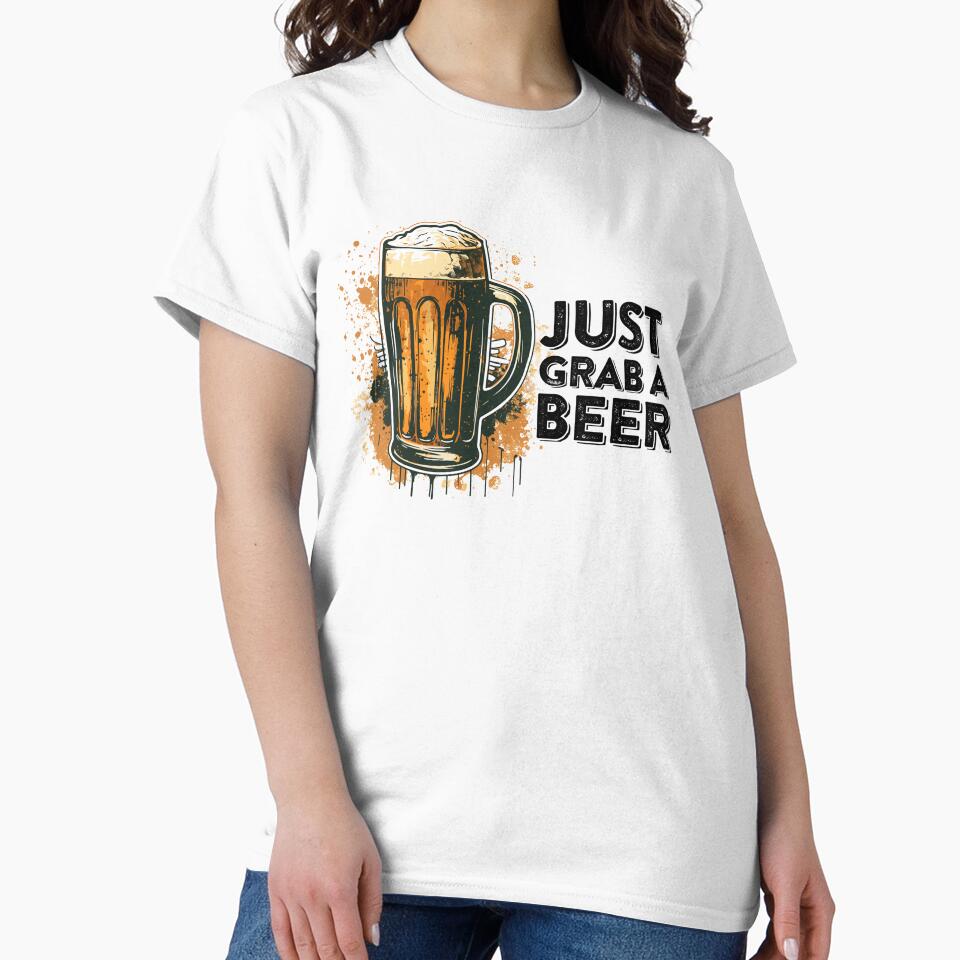 just grab a beer by adigitaldreamer Unisex , , , Long Sleeve Tee