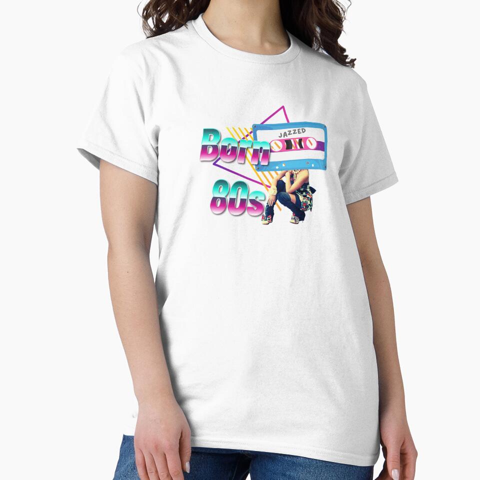 Born 80s by 496Design Unisex , , , Long Sleeve Tee