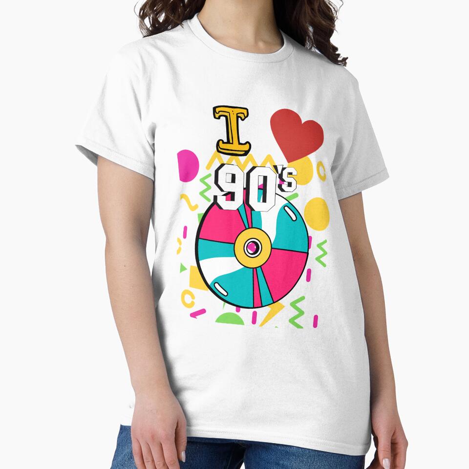 90s Retro Style by Lorify Unisex , , , Long Sleeve Tee