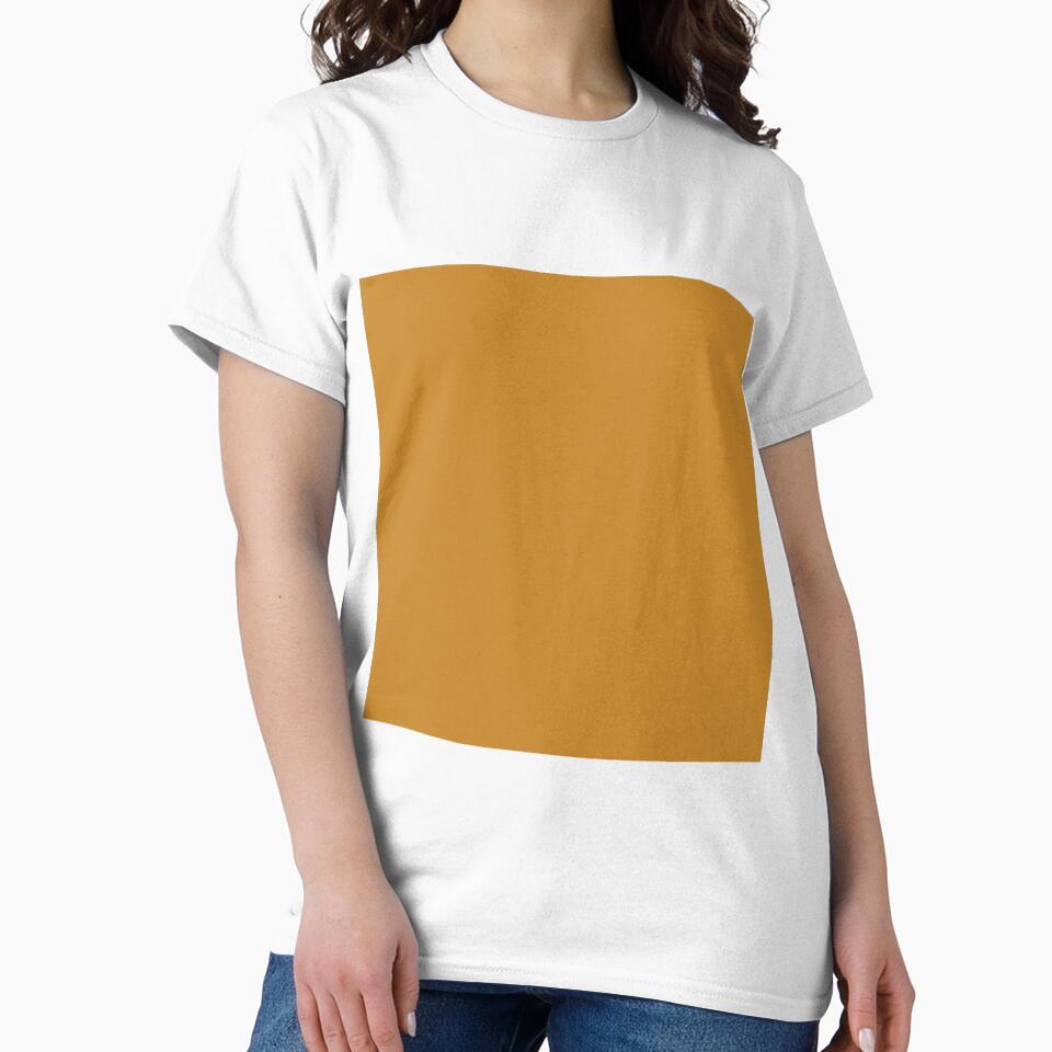 Xmas Medium Brown Color_ Ginger Yellow by mimihuang creations Unisex , , , Long Sleeve Tee