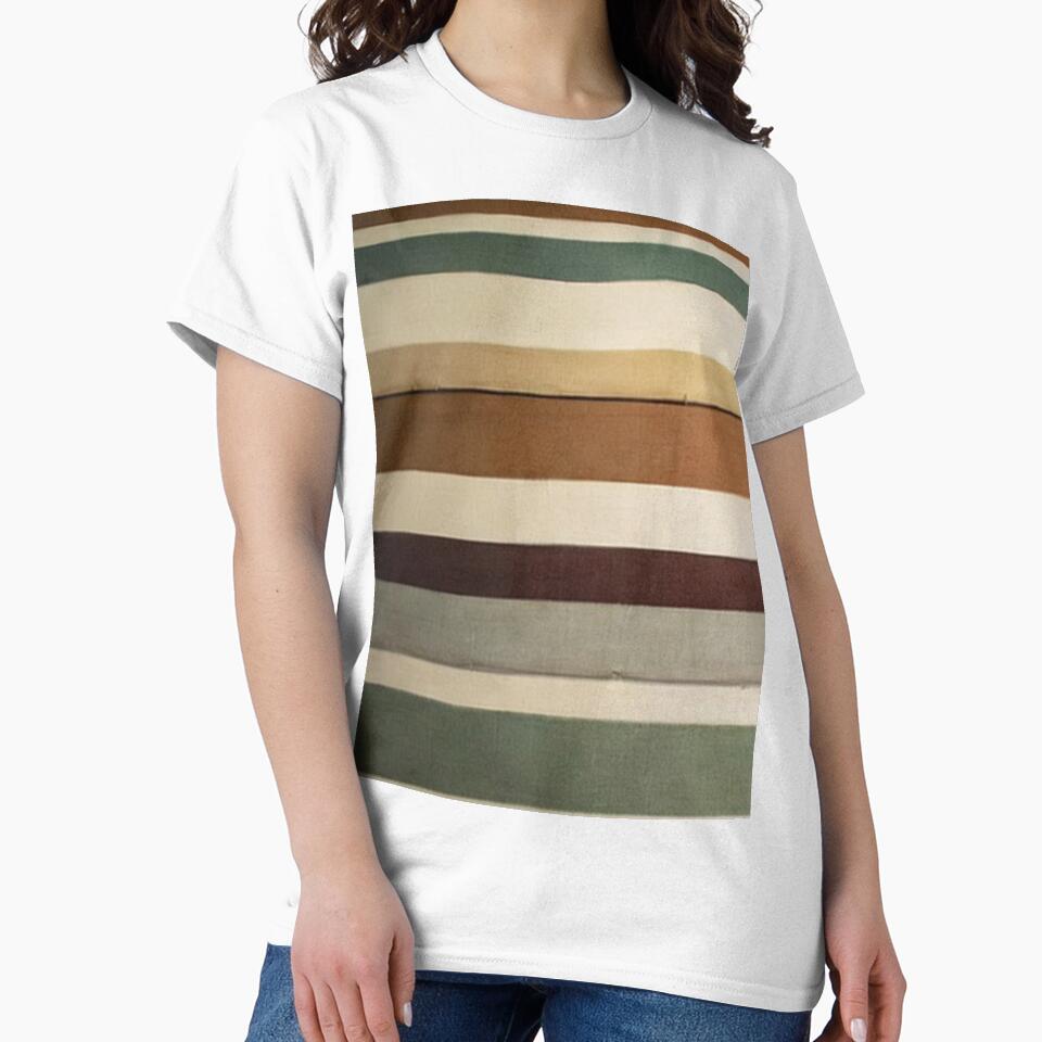 Earth Tone Horizontal Line Pattern by SassyArtistry