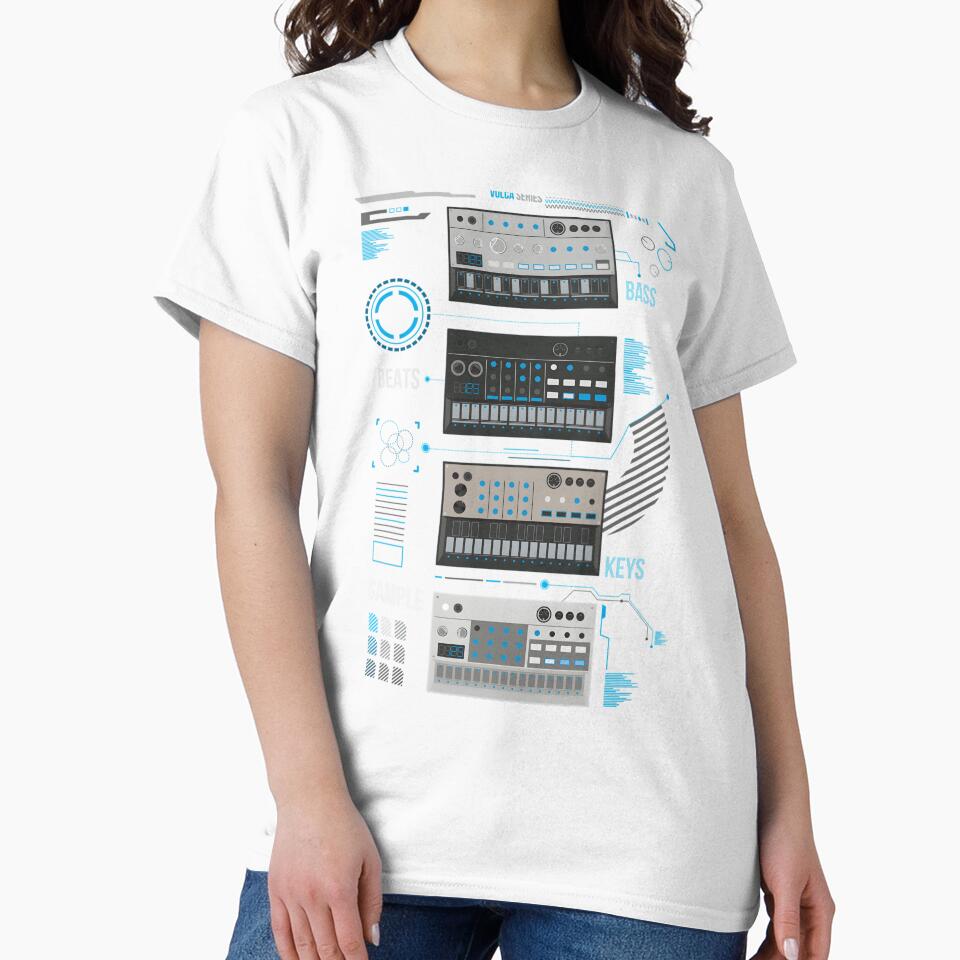 Volca Series Basic Blue Classic by msanziejeh1 Unisex , , , Long Sleeve Tee