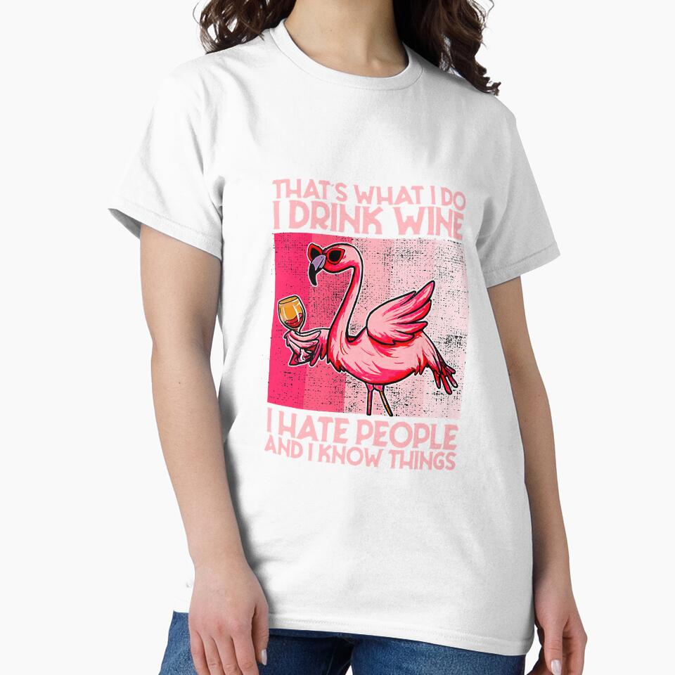 That's What I Do I Drink Wine I Hate by NeverLoseSF Unisex , , , Long Sleeve Tee