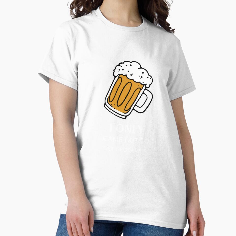 Funny American Beer Shirt by MogTees Unisex , , , Long Sleeve Tee
