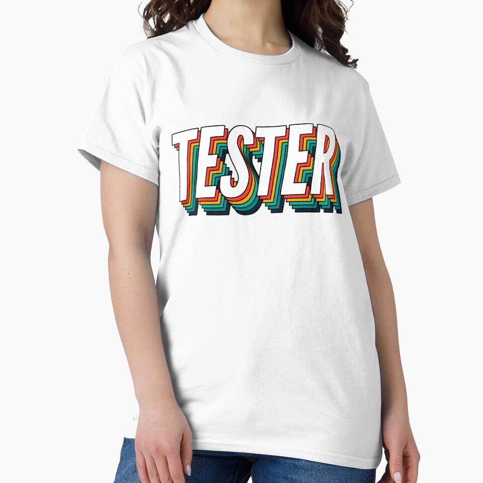 Tester Retro Vintage Label For The Best Tester by SVPOD Unisex , , , Long Sleeve Tee