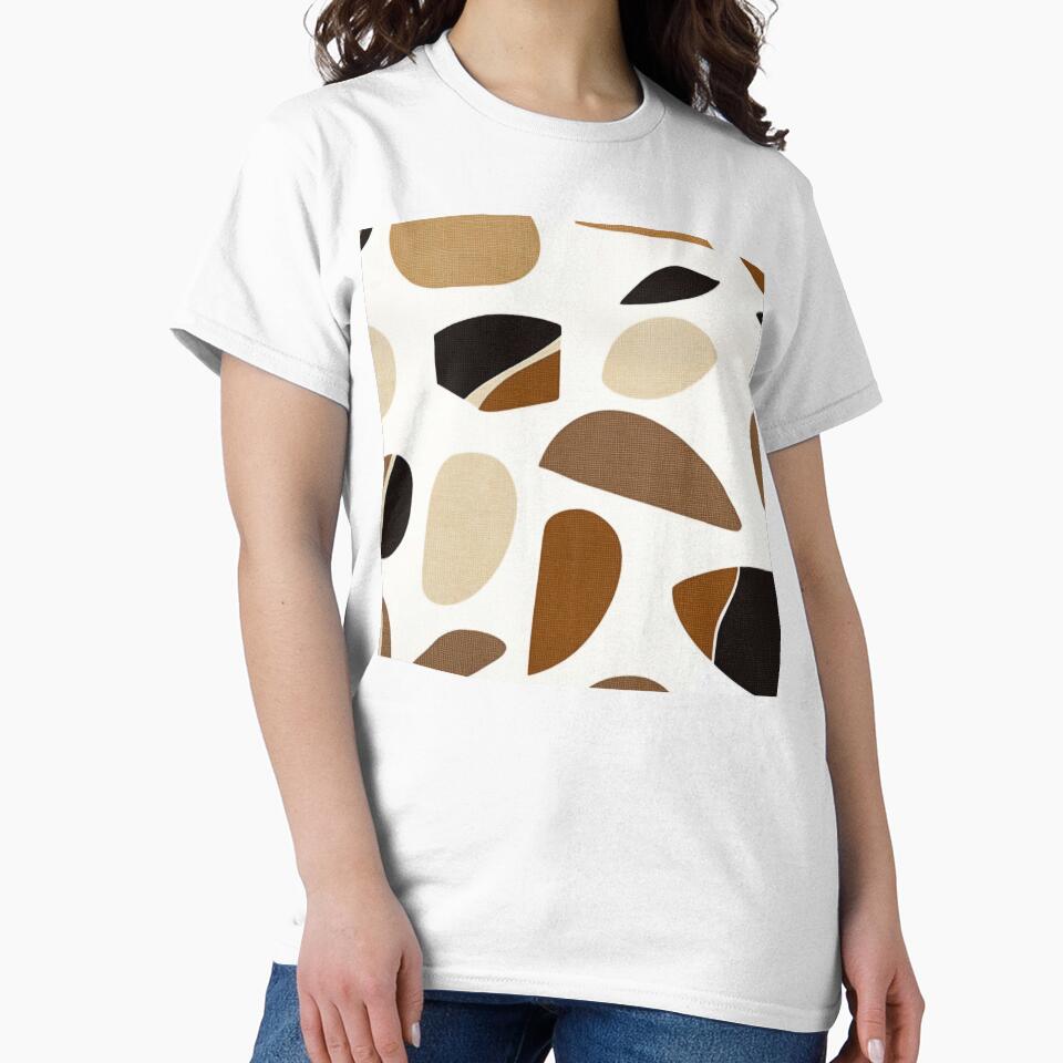 Mid-Century Modern Abstract Shapes in Earth Tones by PaintbrushPlace