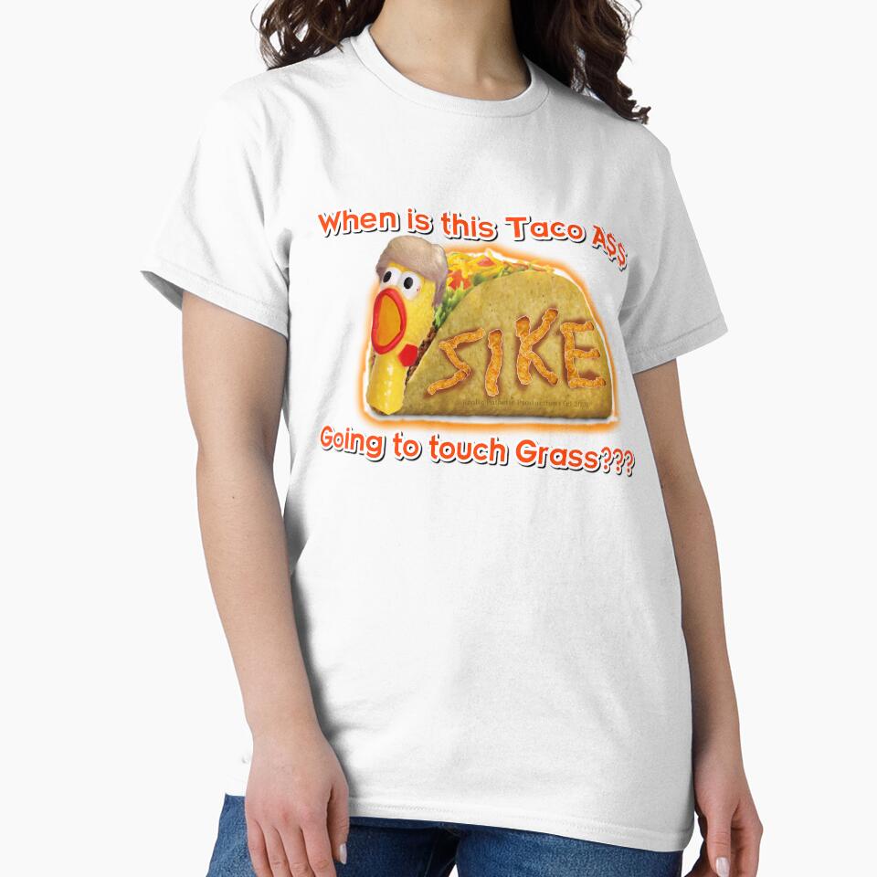 Cheese dusted taco is all trump is by reallypathetic Unisex , , , Long Sleeve Tee