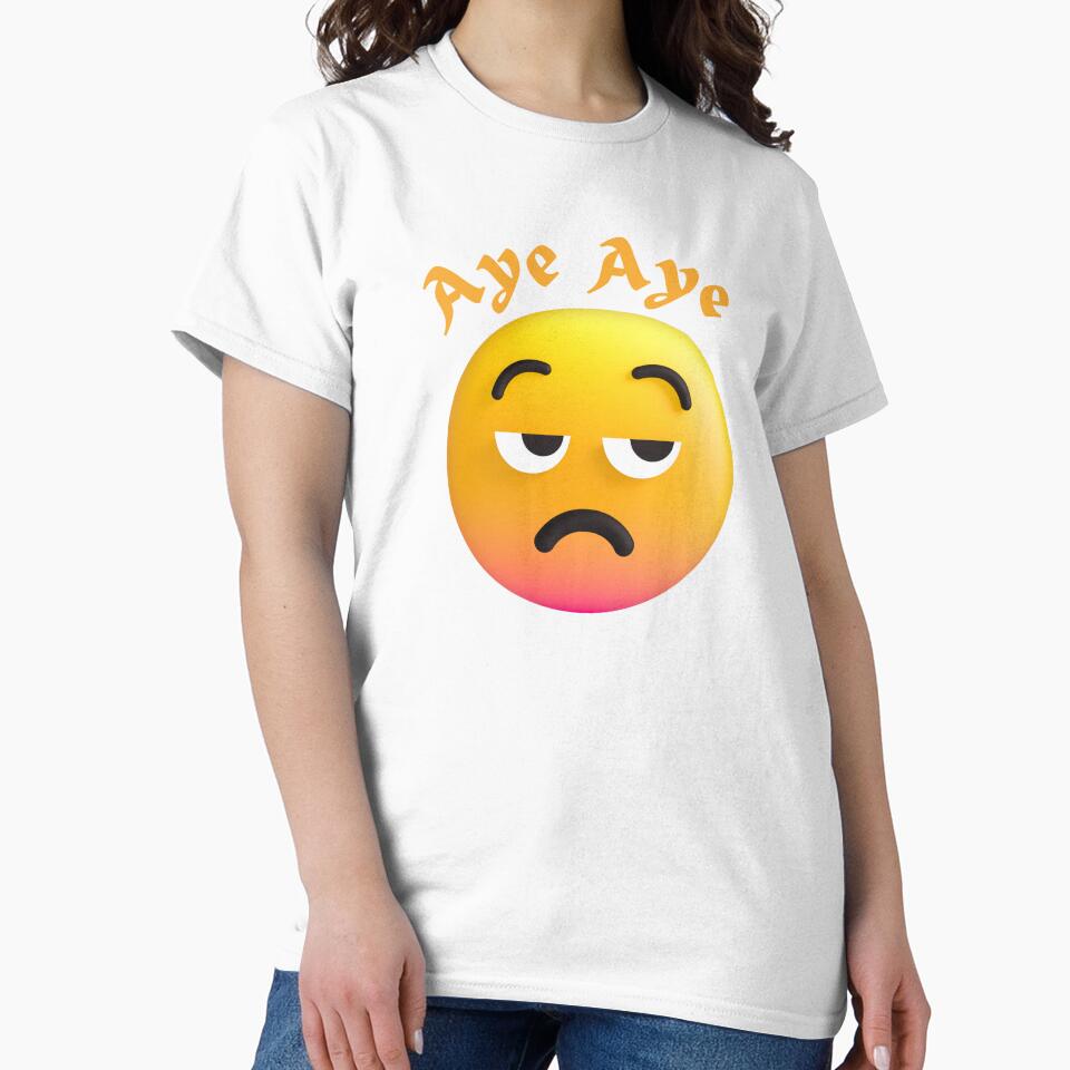 Aye Aye Funny Novelty Welsh Design From Wales by AllThatIsWelsh Unisex , , , Long Sleeve Tee