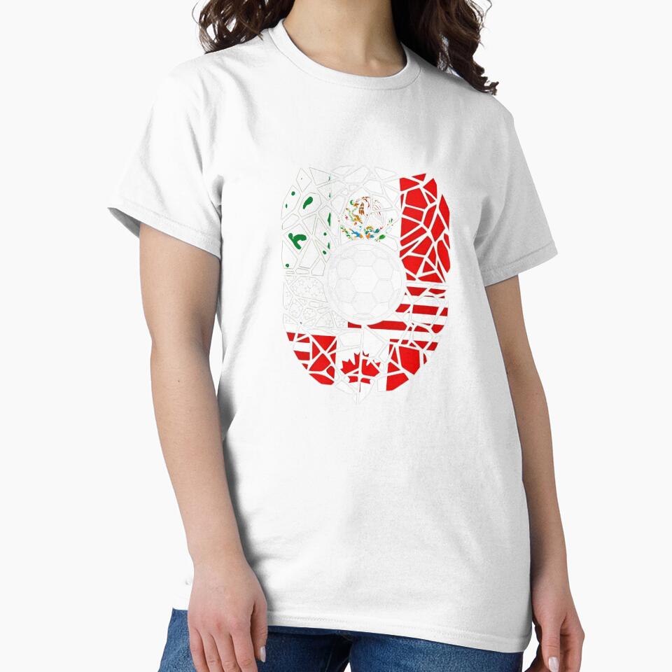 Mosaic Soccer Crest USA Canada Mexico Unity 2026 _82794688 by KTY-NUSS Unisex , , , Long Sleeve Tee