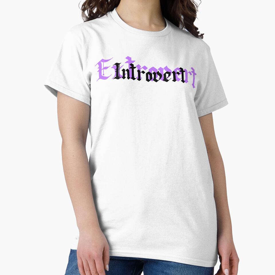 Cosmic Introvert - Unisex Heavy Cotton Tee, Introvert Theme, Funny Tee, Casual Wear, Birthday Present - introvert t shirts by UsandCoDesigns