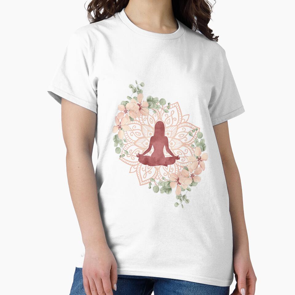 Yoga floral by RatArt Designs