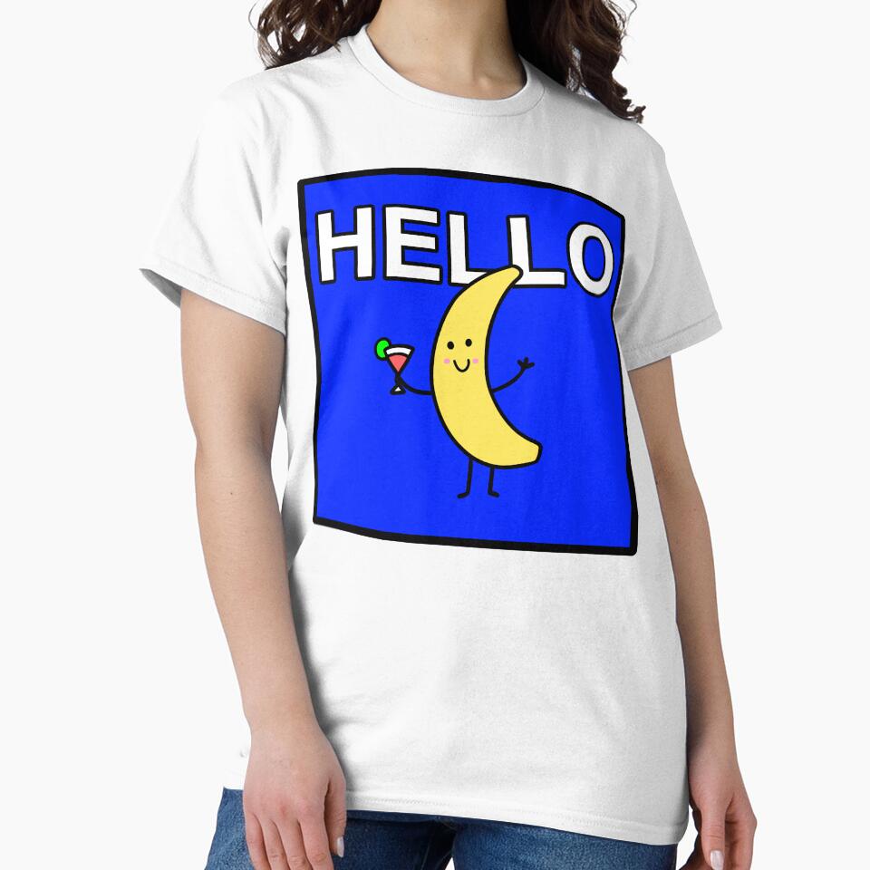 Funny banana - social cocktail - HELLO - HAPPY banana - LIFE of the party by originalsusie