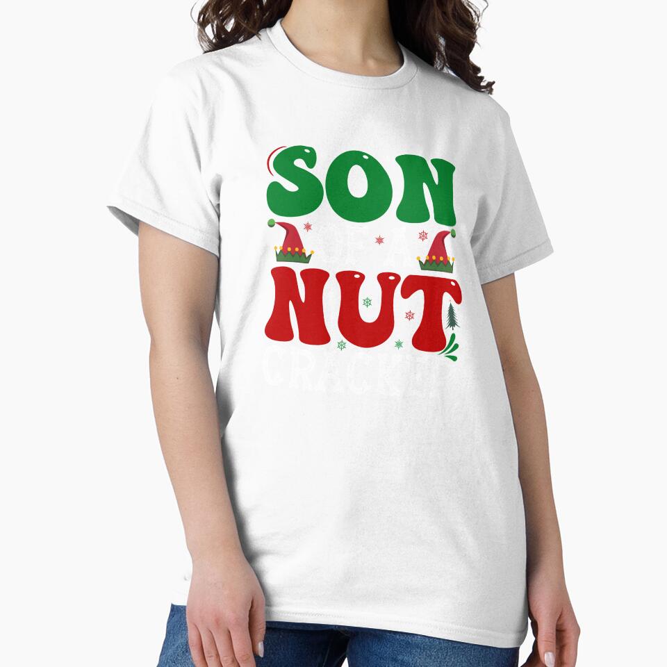 SON OF A NUTCRACKER NOVELTY CHRISTMAS by AllThatIsWelsh Unisex , , , Long Sleeve Tee