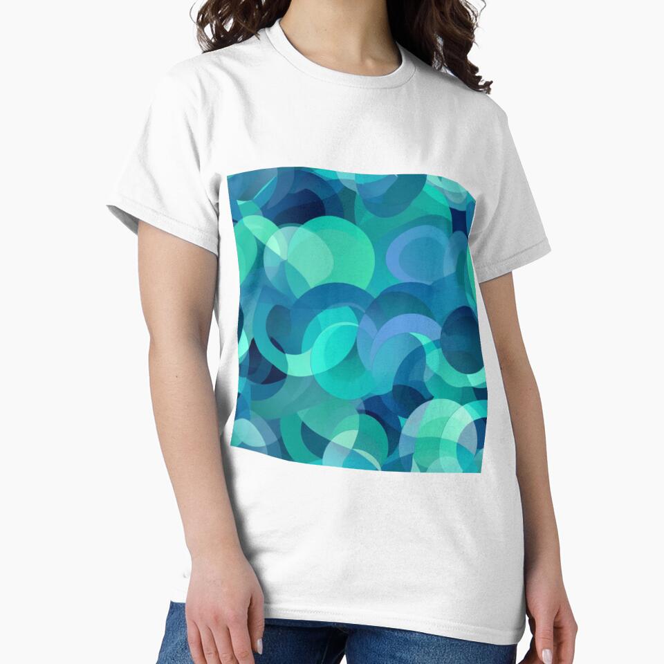 Mesmerizing Blues and Greens Seamless Pattern by Studio-Canvas