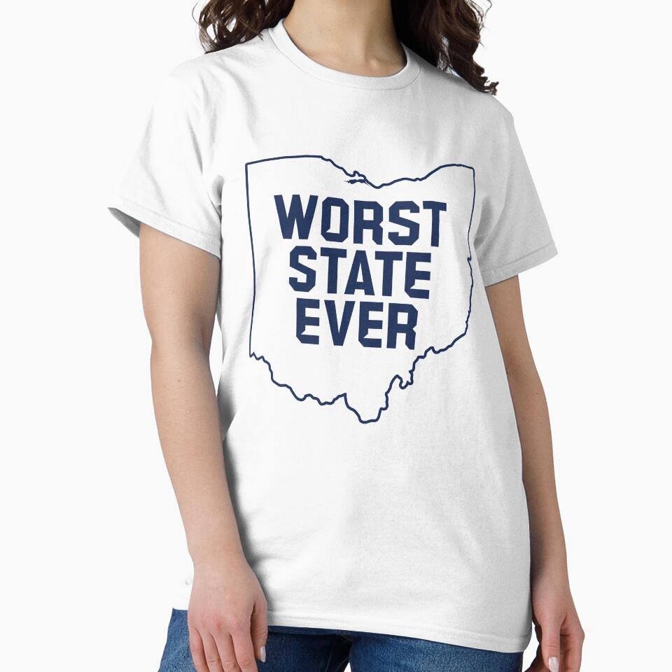 Worst State Ever (Ohio) by s2ksilver Unisex , , , Long Sleeve Tee