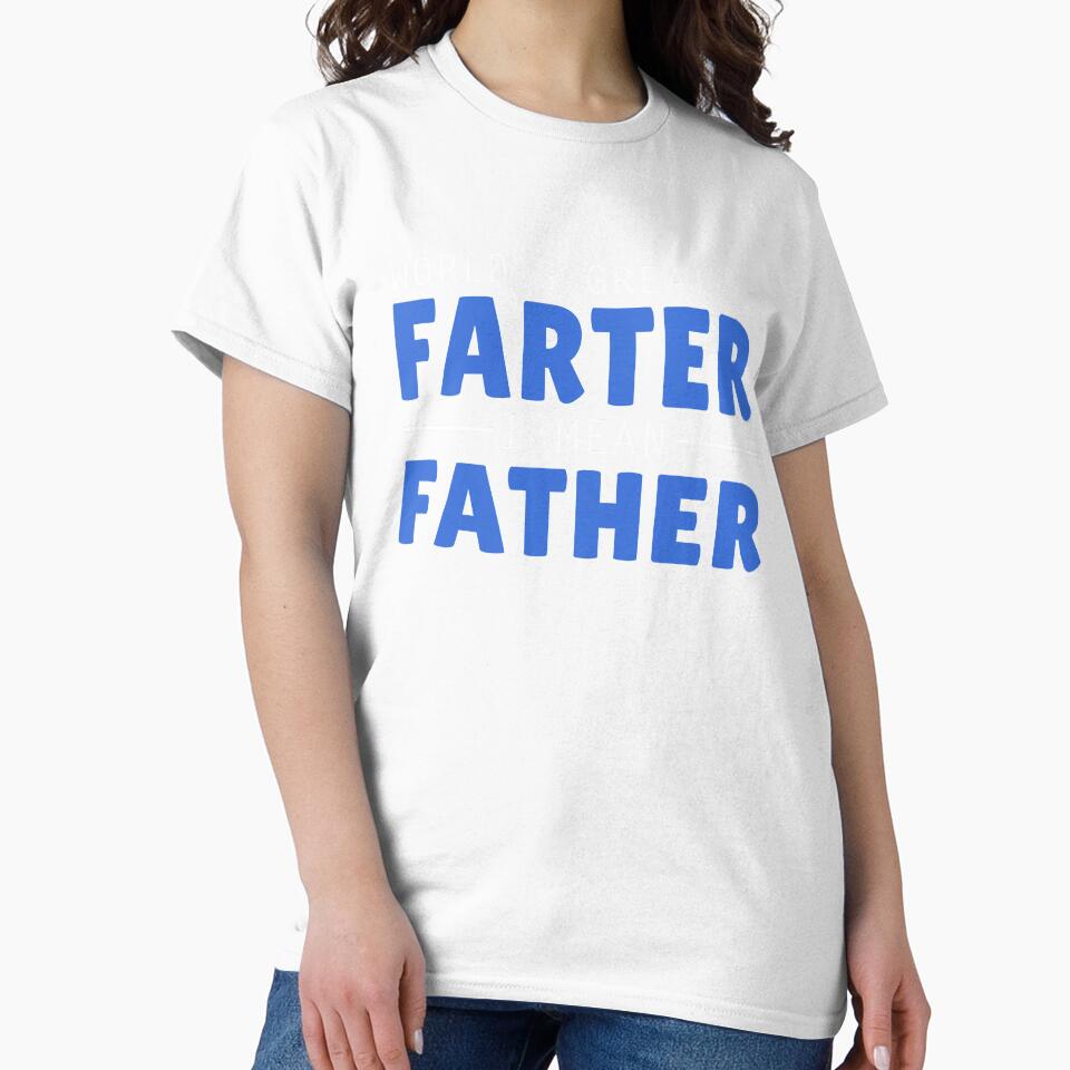 World's Greatest Farter Father Dad Joke Father's Day Funny Dad Humor by sillyquestions Unisex , , , Long Sleeve Tee