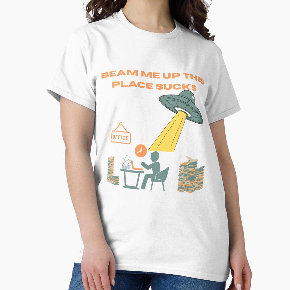 office escape spaceship by AnaPixMar Unisex , , , Long Sleeve Tee