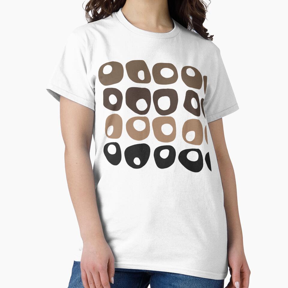 Abstract Organic Shapes Pattern – Earth Tone Aesthetic by Barelythere2324