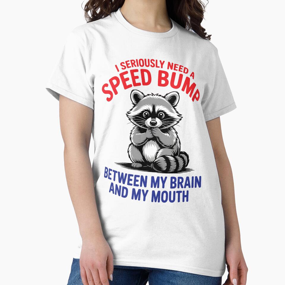 Speed Bump Racoon by CharlottePlaceArt