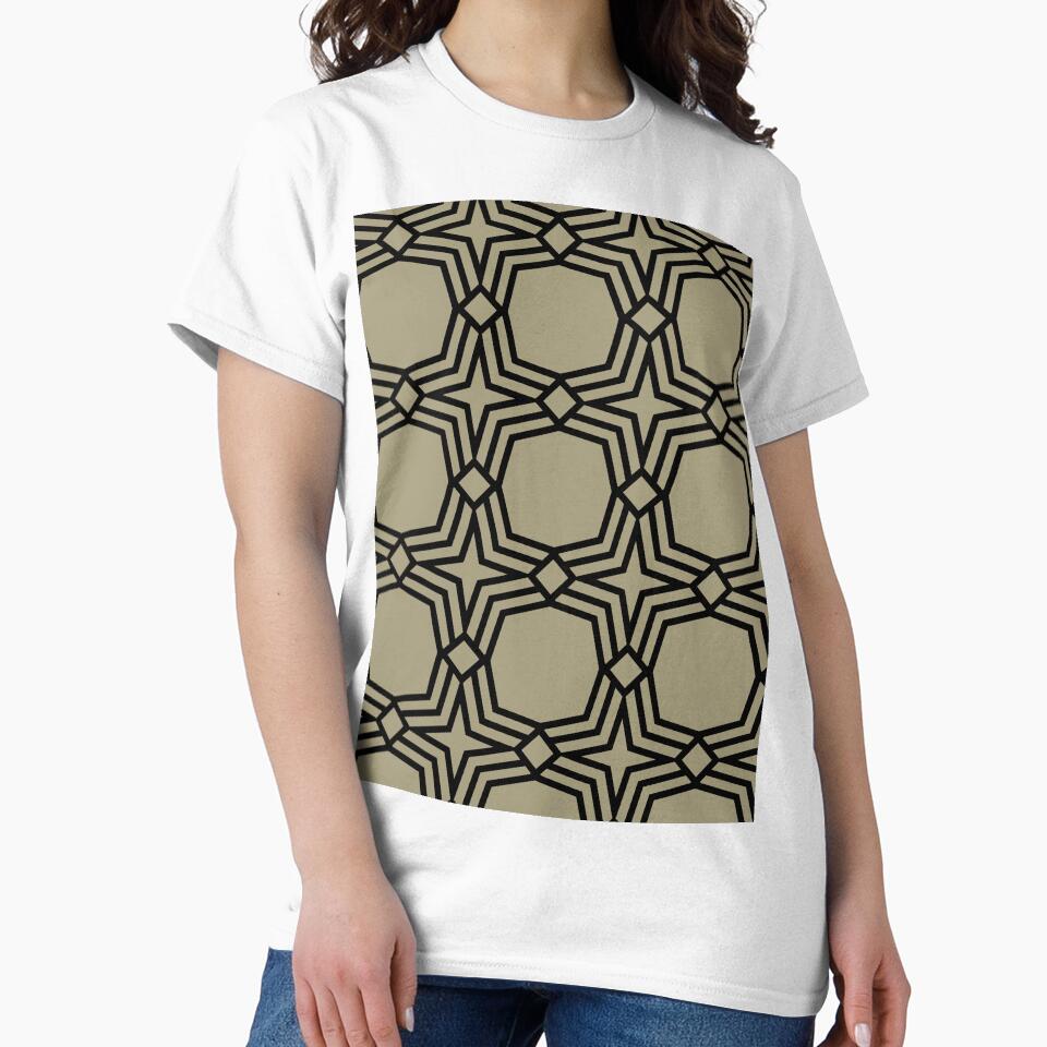 Warm Taupe and Black Star Geometric Shape Pattern Pairs Dulux 2022 Popular Colour Calming Meadow - Color Trends by ColorOfTheYears