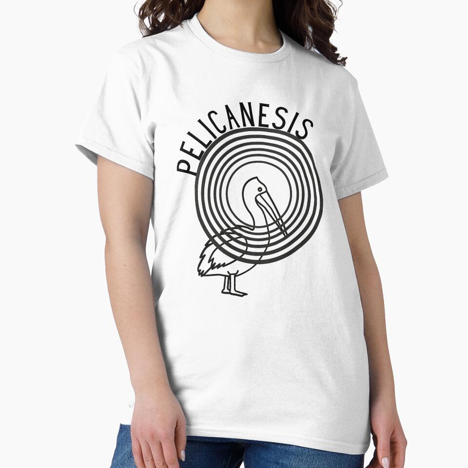 Pelecanesis bird pun by TheWaterBirds Unisex , , , Long Sleeve Tee